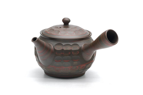 Faceted Green Nerikomi Tokoname Teapot - 280ml
