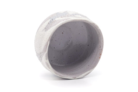 Japanese Matcha Bowl - Abstract White Shino Mino Chawan - 500ml