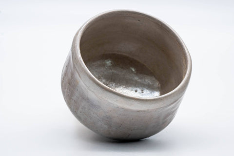 Japanese Matcha Bowl - 手 Warm White Glazed Raku Chawan - 300ml