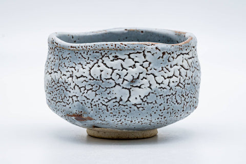 Japanese Matcha Bowl - 加藤秀山 Katou Hideyama - Blue Shino Mino-yaki Chawan - 400ml