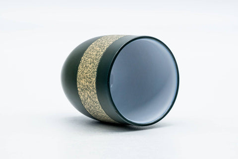 Japanese Teacup - Green Ryokudei White Inner-Glazed Tokoname-yaki Yunomi - 125ml