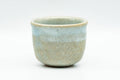 Japanese Teacup - Beige White Glazed Hagi-yaki Yunomi - 80ml - side view
