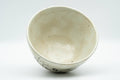 Japanese Matcha Bowl - Bunny Rabbit Plum Blossoms Milky White Glazed Chawan - 300ml - Tezumi