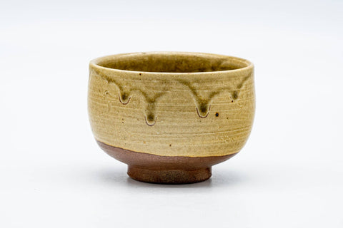 Japanese Teacup - Earthy Yellow Glazed Shigaraki-yaki Yunomi - 150ml