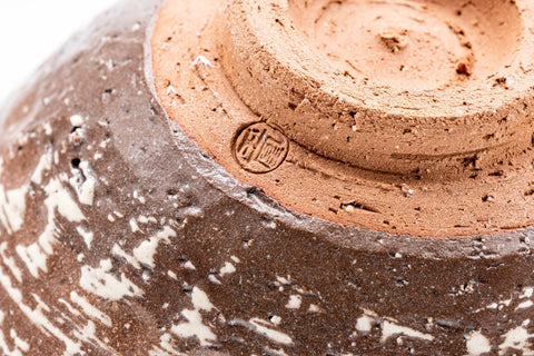 Hana Mishima Kiyomizu-yaki Chawan