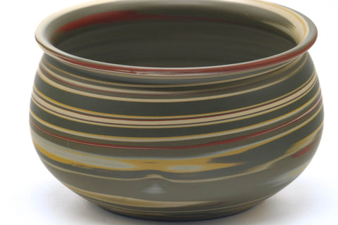 Japanese Kensui - Large Nerikomi Water Bowl - 860ml