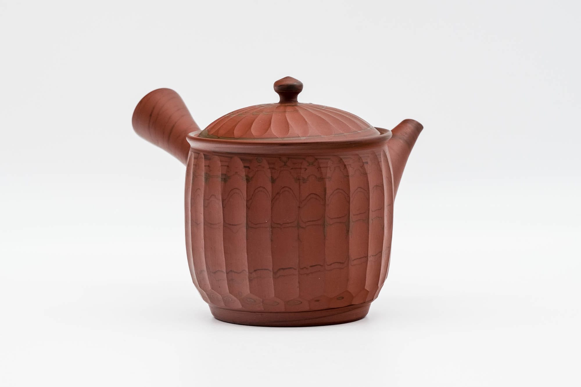 Faceted Red Nerikomi Tokoname Teapot - Thumbnail 2