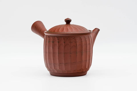Faceted Red Nerikomi Tokoname Teapot - 350ml