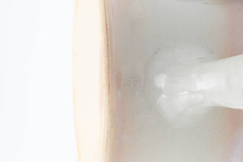 Japanese Tea Set - Beige Pink Hagi-yaki Kyusu Teapot with 4 Yunomi Teacups