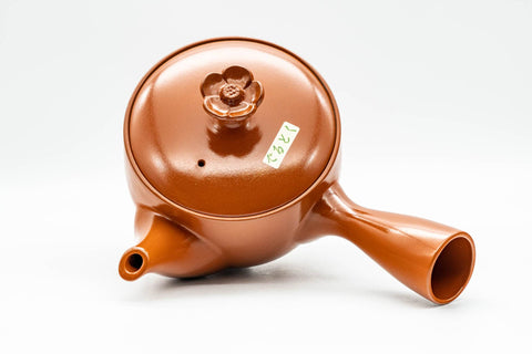 Japanese Kyusu - Flower-shaped Lid Tokoname-yaki Teapot - 380ml - Tezumi