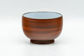 Tezumi — Japanese Teacup - Red Nerikomi White Inner Glazed Tokoname-yaki Yunomi - 90ml — front view