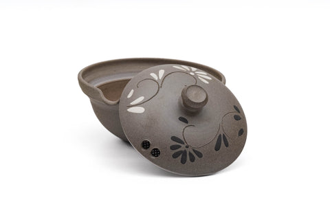 Floral Yakishime Chaho Teapot - 80ml