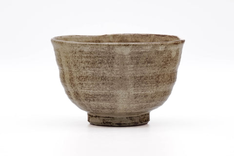 Beige Glazed Rokurome Tokoname Matcha Bowl
