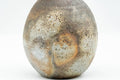 Japanese Hanaire - Textured Bizen-yaki Tea Ceremony Vase - close-up of body showing ash-glaze texture