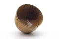 Tezumi — Japanese Matcha Bowl - Mottled Yellow Glazed Chawan - 400ml — three-quarter view