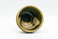 Japanese Teacup - Green Drip-Glazed Wabi Sabi Yunomi - 80ml - Tezumi