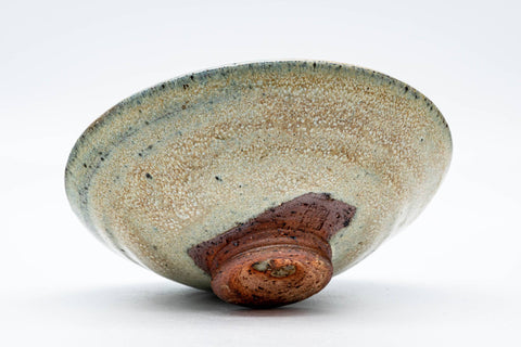 Japanese Matcha Bowl - Beige Blue Summer Chawan - 100ml