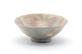 Tezumi — Japanese Matcha Bowl - Grey Pink Gohonte Glazed Hagi-yaki Summer Chawan - 300ml — front view