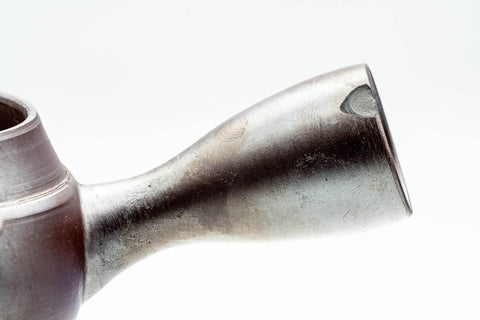 Tilted view of the Banko teapot showing the spout and underside
