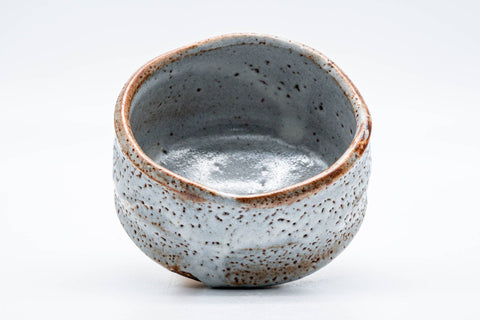 Japanese Matcha Bowl - Blue Shino Glazed Mino-yaki Chawan - 300ml