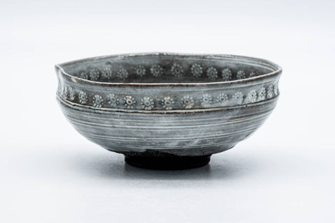 Japanese Matcha Bowl - Chrysanthemum Mishima Kiyomizu-yaki Chawan - 150ml