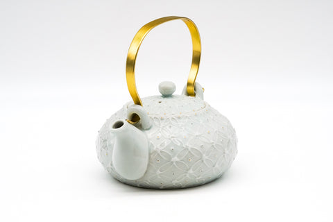 Icchin Shippo Kiyomizu-yaki Teapot - 275ml