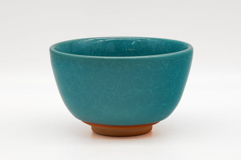 Turquoise Ice-Crack Celadon Chawan