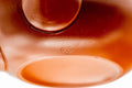 Macro close-up of the interior ceramic mesh filter.