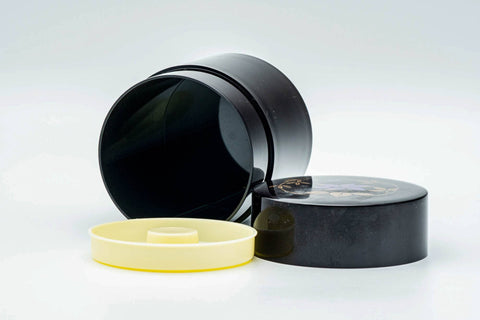 Japanese Chazutsu - Floral Purple Plastic Tea Canister - 300ml