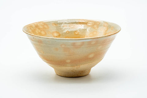 Japanese Matcha Bowl - Beige Pink Gohonte Hagi-yaki Chawan - 200ml