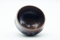 Tezumi — Japanese Matcha Bowl - Blue Purple Drip-Glazed Chawan - 300ml — three-quarter view