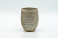 Japanese Teacup - Speckled Olive Green Spiraling Lidded Yunomi - 125ml - Tezumi