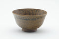 Tezumi — Japanese Matcha Bowl - Brown Green Mottled Drip-Glazed Chawan - 200ml — front view from another angle