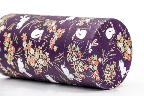Purple Rabbit Washi Tea Canister - 200g