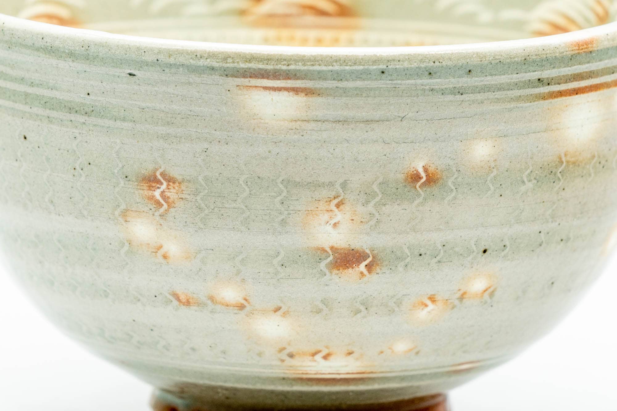 Japanese Matcha Bowl - Beige Pink Gohonte Glazed Hagi-yaki Chawan - 350ml