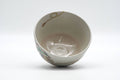 Tezumi — Japanese Matcha Bowl - Decorated Geometric Ornaments Kyo-yaki Chawan - 250ml — tipped to show the interior