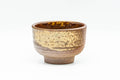 Japanese Teacup - Ash Glazed Shigaraki-yaki Guinomi - 50ml - side profile view