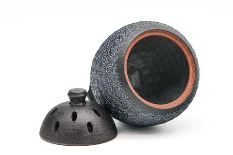 Ao-mishima Kiyomizu-yaki Incense Censer