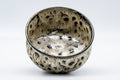Tezumi — Japanese Matcha Bowl - Black Yellow Hare's Fur Glazed Chawan - 250ml — three-quarter view