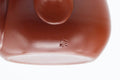 Tezumi — Japanese Kyusu - Smooth Unglazed Dark Red Shudei Tokoname-yaki Mesh Filter Teapot - 290ml — closeup of the base