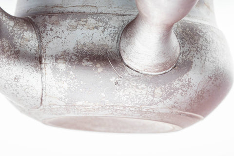 Japanese Kyusu - Collared Purple Banko-yaki Mesh Teapot - 240ml - Tezumi