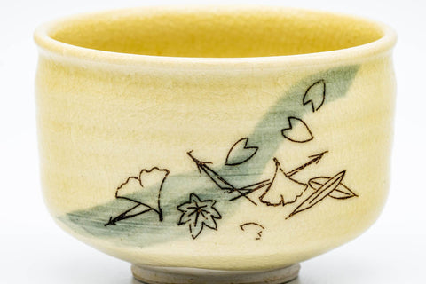 Suguira Buntai 杉浦文泰 - Vintage "Wind" Ki-Seto Chawan
