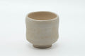 Tezumi — Japanese Teacup - Off White Glazed Doji-mari Yunomi - 175ml — front view from another angle