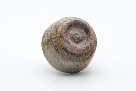 Japanese Teacup - Small Beige Milky Hakeme Guinomi - 30ml