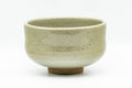 Tezumi — Japanese Matcha Bowl - Sage Celadon Glazed Abstract Chawan - 400ml — front view from another angle