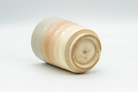 Japanese Teacup - 萩焼 Ribbed Hagi-yaki Yunomi - 140ml