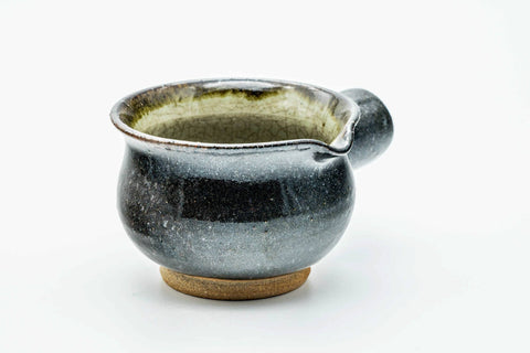 Japanese Yuzamashi - Black Crazed Glazed Water Cooler - 200ml