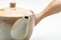 Japanese Kyusu - Beige Weathered Hagi-yaki Do-ake Teapot - 240ml - Tezumi