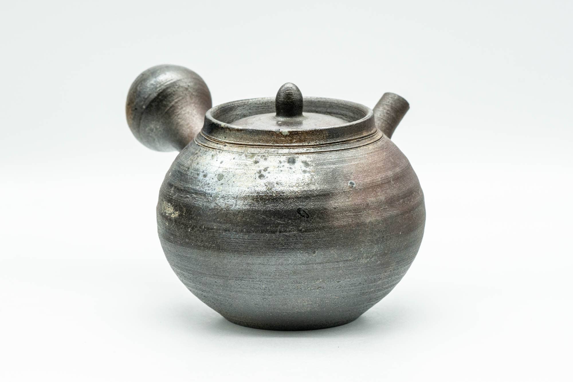 Japanese Kyusu - Ash Glazed Bizen-yaki Ceramic Teapot - 340ml