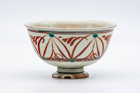 Japanese Matcha Bowl - 堀野証嗣 Horino Shoji - 八幡窯 Hachiman Kiln - Takatsuki Koudai Banko-yaki Chawan - 150ml